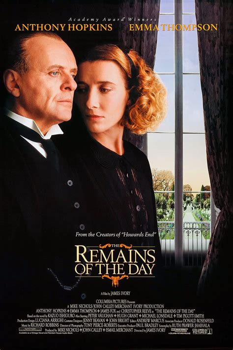 The Remains Of The Day 1993 Posters — The Movie Database Tmdb