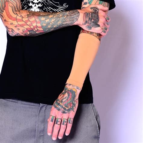 Snake Grey Nine Inch Forearm Tattoo Cover Up Sleeve Ink Armor Tat2x