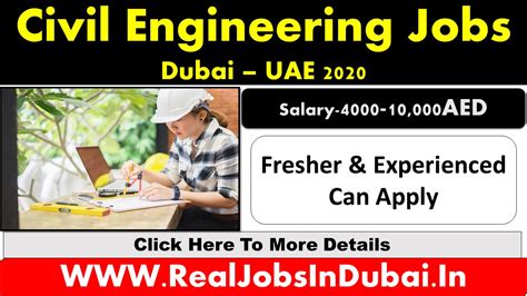 Civil Engineering Jobs In Dubai Uae 2020