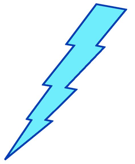 Printable Lightning Bolt