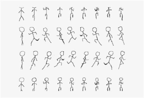 Running Stick Figure Sprite Sheet Stick Figure Running Animation