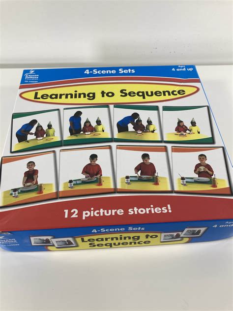 Carson Dellosa Learning To Sequence Educational Board Game