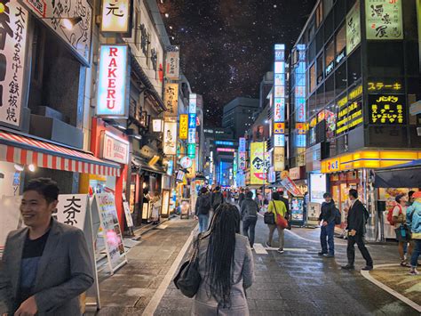 Neon Nights Exploring The Shinjuku Streets At Night Tokyo Japan