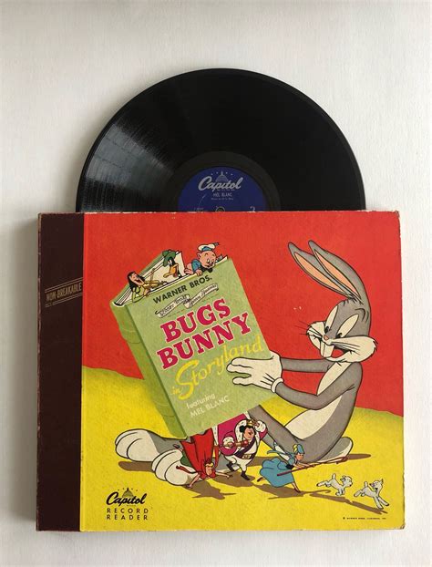 1949 Bugs Bunny Storyland Book And Record Set Capitol Record Etsy