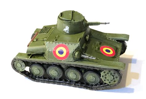 Romanian R1 Tank Light Tank Company B Models And Miniatures