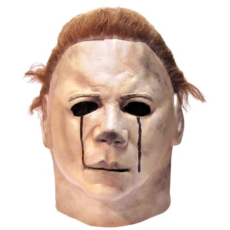 Halloween Michael Myers Blood Tears Adult Mask Partybell Com