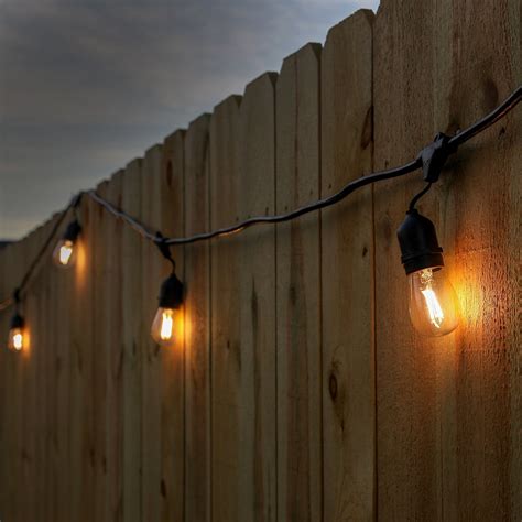 Newhouse Lighting 48 Foot Outdoor String Lights Led Bulbs Included
