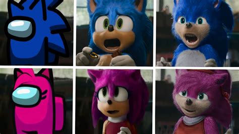 Sonic The Hedgehog Movie 2 Among Us Uh Meow All Designs Compilation