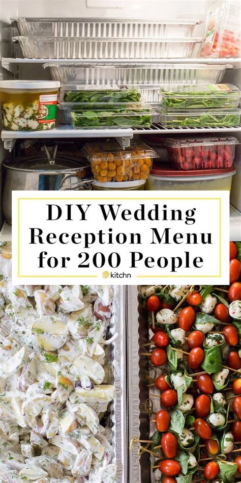 A Diy Wedding Reception For 200 The Menu With Planning Tips
