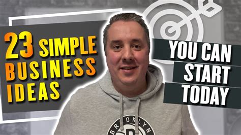 23 Simple Business Ideas You Can Start With Today Youtube