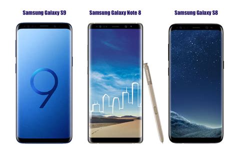 Samsung galaxy note 8 merupakan telefon pintar yang menerima reaksi positif daripada pengguna seluruh dunia, termasuk. Samsung Galaxy S9 vs Galaxy Note 8 vs Galaxy S8: Price in ...