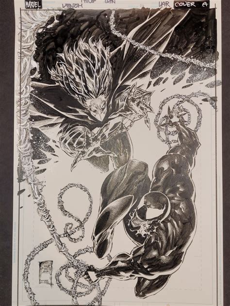Venom 26 Variant Cover By Phillip Tan With Tribute To Todd Mcfarlane
