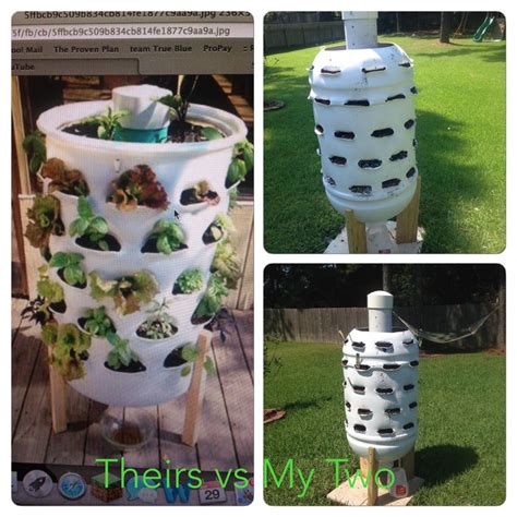 My 4 X 4 Garden Tower This Is My New Project They Are 50 Gallon