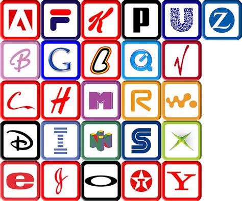 Brand Alphabet Lettering Alphabet Advertising Logo