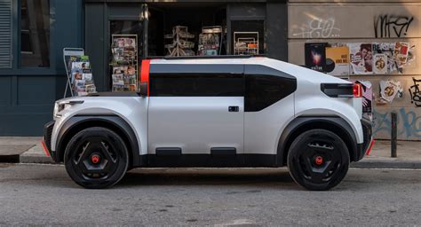 Citroen Unveils Oli An All Electric Concept Car Made From Cardboard
