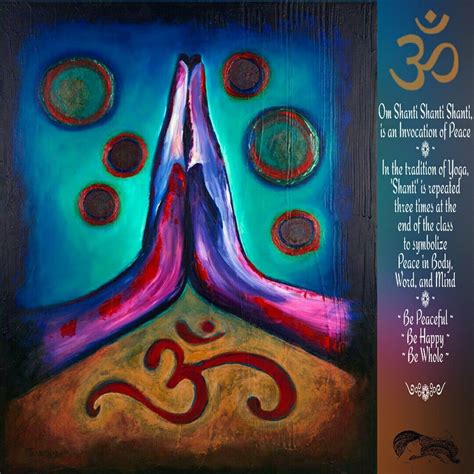 Om Shanti Shanti Shanti, is an Invocation of Peace ~ ~ In the tradition ...