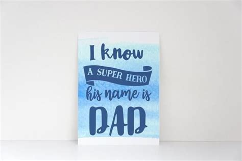 Fathers Day Printable Editable Superhero Card For Father Etsy