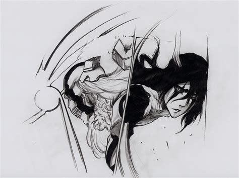 Bleach Hollow Ichigo And Enemy Sketch Bleach Anime Kurosaki Ichigo Hd Wallpaper Wallpaper Flare