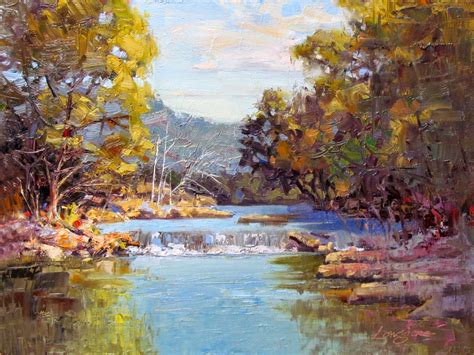 Jimmy Longacresubjective Realist Landscape Paintings Bull Creek Revisited