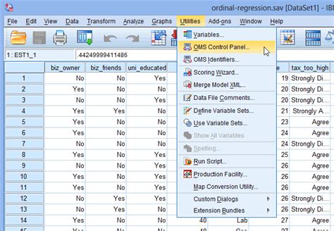 How To Perform An Ordinal Regression In Spss Laerd Statistics