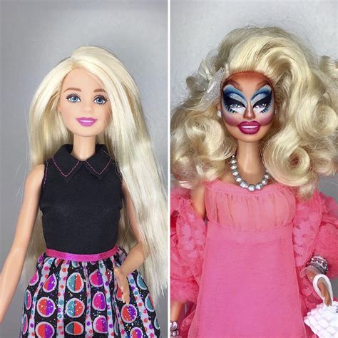 this artist turned barbie dolls into drag queens from rupaul s drag race