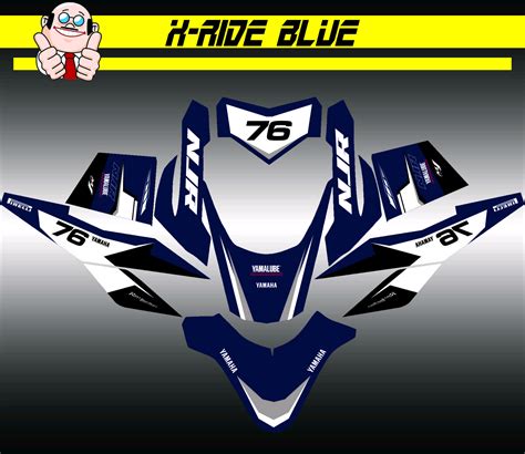 Download pola decal motor yamaha x ride free : 30+ Ide Modifikasi X Ride Full Stiker Doff - Sticker Fans