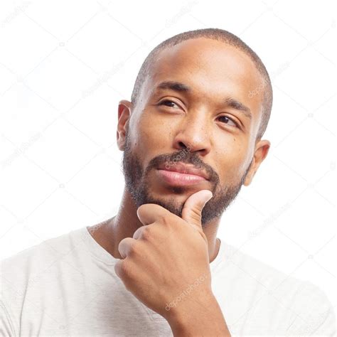 What's lacking in other models is the ability to define intensity independently for the two major aspects of gender. Young cool black man thinking — Stock Photo © kues #62170229