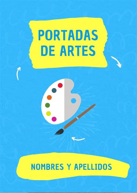 Portadas De Artes ⇒ 25 Portadas Para Cuadernos Word