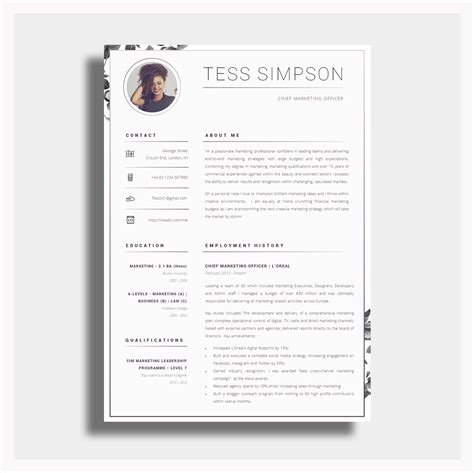We'll address how to make all the relevant experience fit in a bit. 43 Modern Resume Templates - Guru - Job Search Inspiration