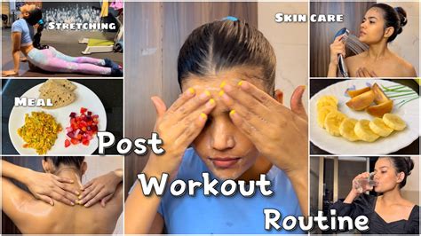 things to do after your workout my post workout routine mishti pandey youtube