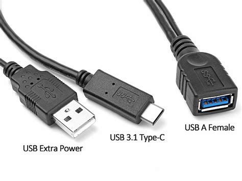 Buy the best and latest usb type c otg on banggood.com offer the quality usb type c otg on sale with worldwide free shipping. USB 3.1 Type-C OTG Cable with USB External Power Supply
