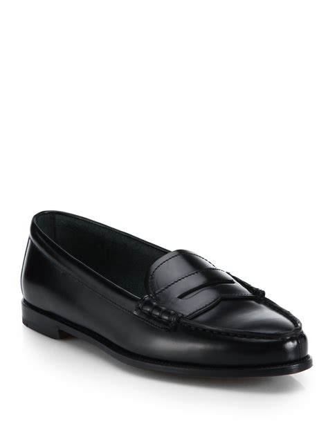 Churchs Kara Leather Penny Loafers In Black Lyst
