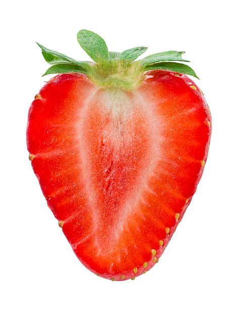 Top 60 Strawberry With Sliced Half On White Stock Photos Pictures And