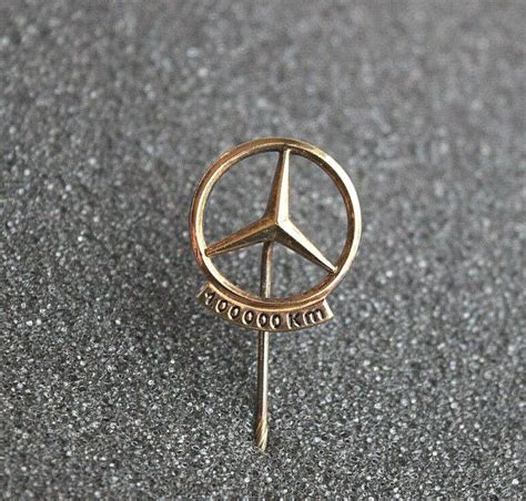 Ebay Sponsored Vintage Mercedes 100000 Km Lapel Pin 835 Silver With