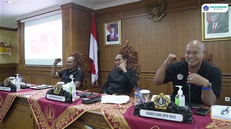 Wabub Suiasa Buka Rapat Kerja Daerah Ipsi Provinsi Bali Youtube