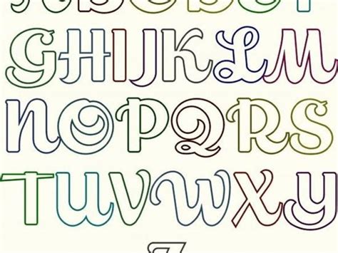 10 Best Colored Printable Bubble Letter Font Printableecom Bubble