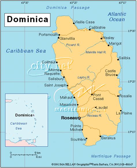 Island Treasure Dominica Maps