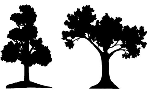 Vector Tree Silhouette