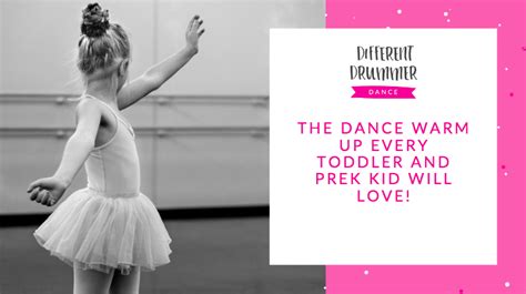 The Dance Warm Up Every Toddler And Prek Kid Will Love — Different