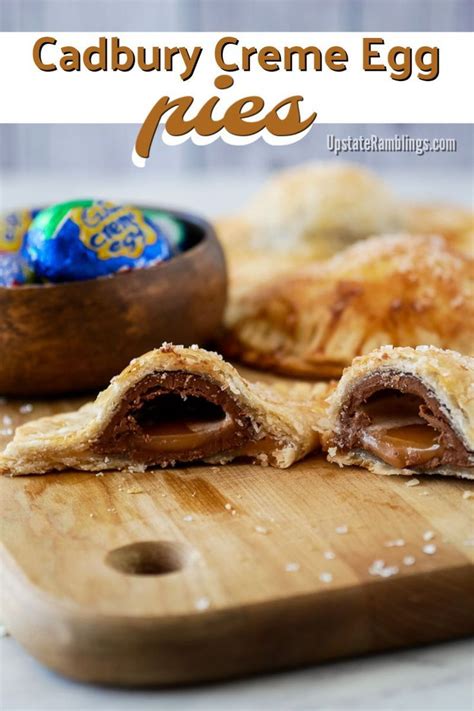 Adding moisture to the mixtures can be gained through. Make a fun Cadbury Creme Egg dessert by baking the chocolate eggs into a hand pie for a quick ...