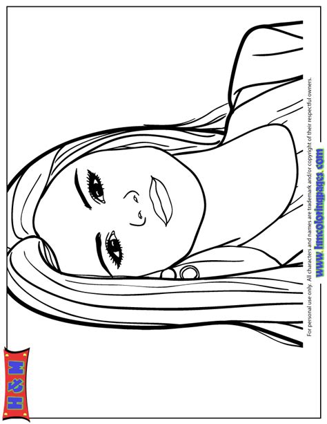 Selena Gomez Printable Coloring Pages