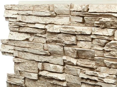 Norwich Colorado Stacked Stone Creamy Beige Panel Stacked Stone Faux