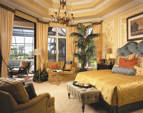 Mediterranean Master Bedroom Design In Miami Luxury House Plans