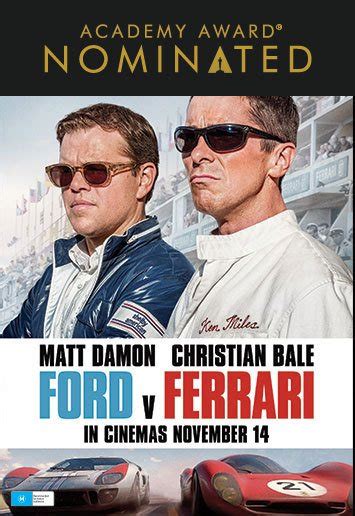 Click to see our best video content. Ford v Ferrari - Event Cinemas