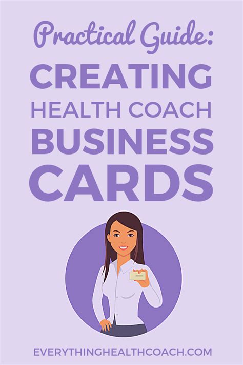 A Definitive Guide To Health Coach Business Cards