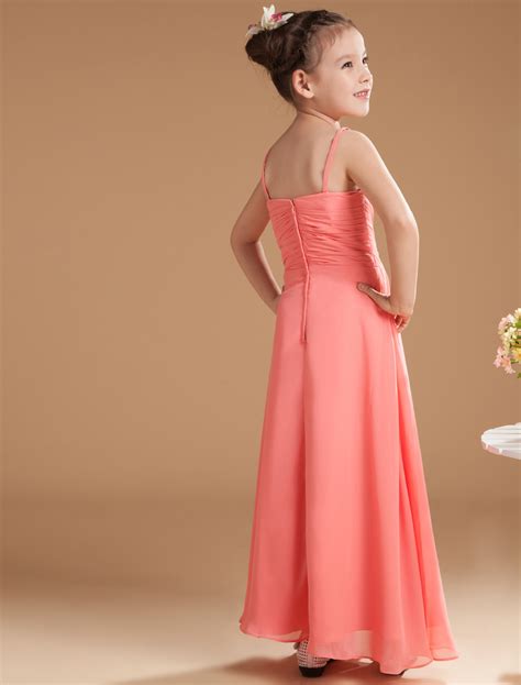 Chic Chiffon Ankle Length Flower Girl Dress