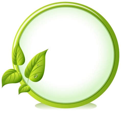Green Leaf Circle Logo Logodix