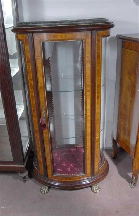 Maybe you would like to learn more about one of these? French Empire Round Glass Display Jewellery Cabinet Bijouterie