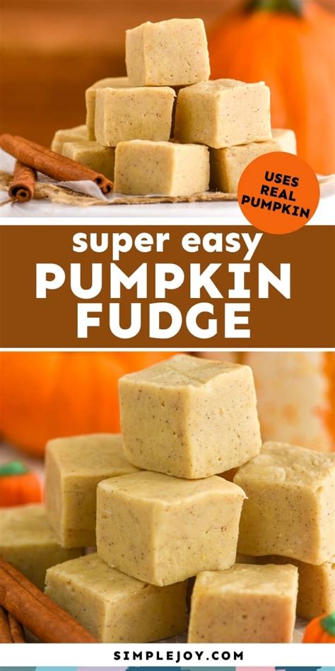 Pumpkin Fudge Simple Joy