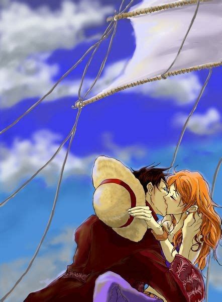 Monkey D Luffy And Nami C Mic One Piece One Piece Manga Nami One Piece